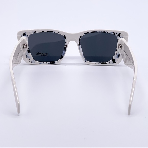 NEW PRADA PR08YSF 02V5S0 SUNGLASSES PRADA PR08YS WHITE NEW SUNGLASSES SPR 08Y - Picture 9 of 13